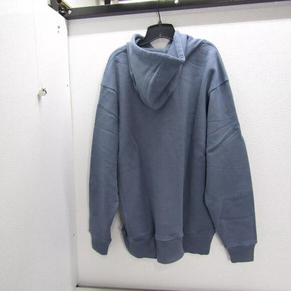 NEW DUNE + DRUTHERS Mens Cotton French Terry Hooded Sweatshirt Sz XL Bearing Sea - Picture 2 of 13